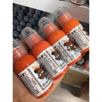 Mực xăm tattoo World Famous tông màu CAM (ORANGE) chai 1oz