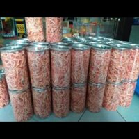Mực xé sợi hấp nước dừa lon pet 300gr