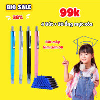 [Mực xóa tẩy] Combo bút KT(M) tặng mực tẩy xóa được, ngòi êm trơn, siêu bền. Thay được nhiều ngòi, dùng được nhiều loai