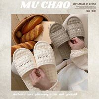 MUCHAO Dép Đế Bằng Chống Trượt Thời Trang Dành Cho Nữ