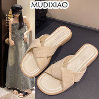 MUDIXIAO dép sandal nữ dép đế cao Thoải Mái Xinh Xắn  Điểm nhấn Thoải mái Hợp thời Phối hợp dễ dàng FDL2460TLF 27Z240701