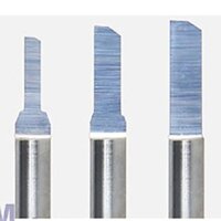 Mũi cắt CNC alu bán nguyệt, chất thép tốt không ba via (giá 10 mũi)