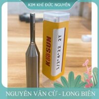 MŨI CẮT CNC KOO SUN 2 CÁNH THẲNG CỐT 12LI7 1/2*4*22 XỊN