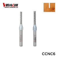 Mũi Cắt CNC Tideway - Mũi Cắt CNC Tideway 2 Cánh Cốt 6mm - 6*4*25*70mm Không Bám Gỗ Giúp Đẩy Mũi Khoan Nhẹ Nhàng Khi Khoan Sâu...