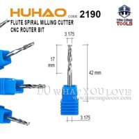 Mũi CNC Xoắn Huhao 3.175 mm Cốt 3.175 mm ( 1 Mũi )