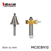 Mũi cuốc 2 cánh đầu bi Muwang cốt 12mm