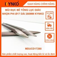 MŨI ĐỤC BÊ TÔNG SDS NHỌN PHI 17 DÀI 280MM KYNKO - MDUCN17280