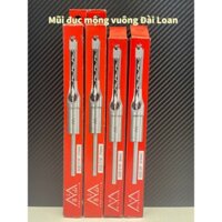 Mũi đục mộng vuông, mũi khoan lỗ vuông Đài Loan Ming Shang (Hàng công ty loại 1) xịn