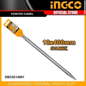 Mũi đục nhọn Max 18x400mm Ingco DBC0214001