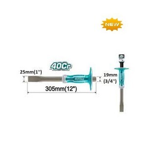 Mũi đục sắt dẹp Total THT4211216, 25mm