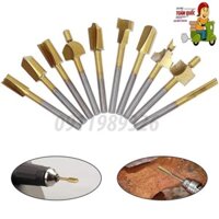 Mũi khắc gỗ ❤️FREESHIP❤️ Bộ 10 mũi mài gỗ lũa cán 3mm phú Titanium