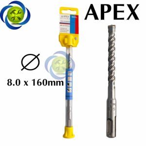 Mũi Khoan Bê Tông Apex (Đầu Gài) 8x160mm SDWV0208