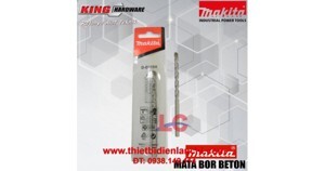 Mũi khoan bê tông chuôi kẹp 6mm Makita D-05256