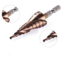 Mũi khoan bước tháp HSS Coban M35 4 - 22mm khoan inox sắt thép inox..