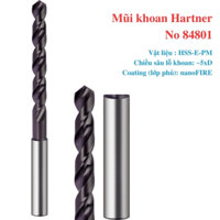 Mũi khoan chính hãng Hartner No 84801 Ø 5.000 và Ø 6.800