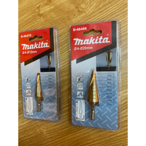 Mũi khoan côn bước cấp tròn Titan Makita D-46486, 4-20mm