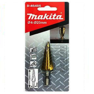 Mũi khoan côn bước cấp tròn Titan Makita D-46486, 4-20mm