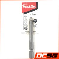 Mũi khoan gạch men 8mm Makita chân lục giác D-31441 [DCSG]