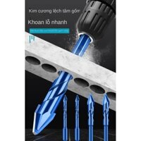 Mũi khoan gạch men Bê tông đục lỗ Siêu cứng Mũi cong gốm lệch tâm Khoan xi măng Gạch ốp tường chuyên dụng Tri