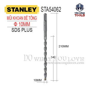 Mũi khoan gài SDS PLUS 10 x 210 mm Stanley STA54062