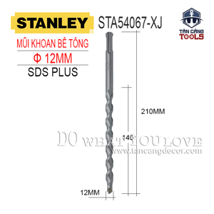Mũi khoan gài SDS PLUS 12 x 210 mm Stanley STA54067
