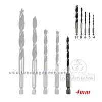 Mũi Khoan Gỗ 4mm Chuôi Lục Giác