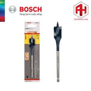Mũi khoan gỗ đuôi cá Bosch 2608595491, 20mm