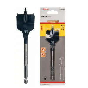 Mũi khoan gỗ đuôi cá Bosch 2608595500 36mm (Xám)