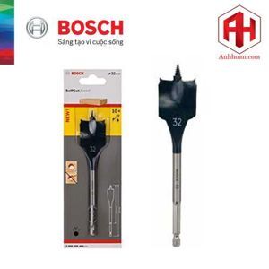 Mũi khoan gỗ đuôi cá Bosch 2608595498 32mm (Xám)