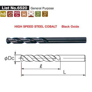 Mũi khoan inox Nachi L6520-100, 10mm