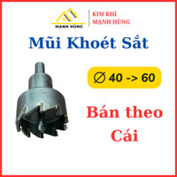 Mũi khoan ( khoét ) lỗ sắt - thép - inox - nhôm hợp kim Thắng Lợi, Mũi khoét sắt kim loại