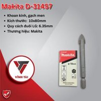 Mũi khoan kiếng đuôi lục giác 10mm Makita D-31457