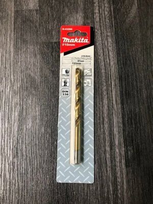 Mũi khoan kim loại 10x133mm Hss-Tin Makita D-43206