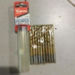 Mũi khoan kim loại HSS-TIN 6mm Makita D-43402 (Hộp 10 cái)