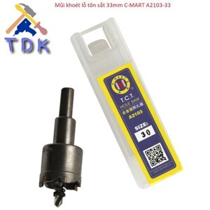 Mũi khoan lỗ thép 33mm C-Mart A2103-33