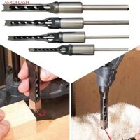 Mũi khoan lỗ vuông AEROFLASH, Dụng cụ khoan chế biến gỗ bằng thép tốc độ cao có độ cứng cao, Hệ thống chắc chắn của Anh Bộ khoan lỗ mộng Auger bền bỉ Dụng cụ khoan chế biến gỗ