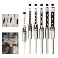 Mũi khoan lỗ vuông bằng thép hợp kim Đục đục mộng có thể điều chỉnh Công cụ điện chế biến gỗ
