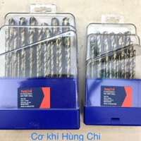Mũi khoan Nachi cao cấp bộ 19 chi tiết (1-10mm) & 25 chi tiết (1-13mm)