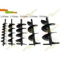 MŨI KHOAN OSHIMA 100mm - dai 800mm ( dùng cho máy khoan đất , máy khoan lỗ trồng cây 1hp-2hp)