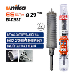 Mũi khoan rút lõi bê tông 29x150mm Unika ES-D29SDS