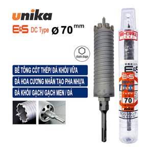 Mũi khoan rút lõi bê tông 70x135mm Unika ES-D70SDS