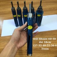 Mũi khoan rút lõi bê tông khô phi (27-32-40-51-56-63)mm  mm cho thợ điện lạnh khoét lỗ lắp điều hòa