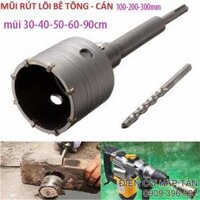 Mui khoan rut loi be tong -30-40-50- 60-90MM - chỉ có  mũi, ko can - 40mm