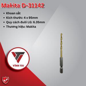 Mũi khoan sắt chuôi lục giác Makita D-3114, 4x95mm