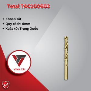 Mũi khoan sắt Total TAC100603, 6.0mm