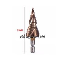 Mũi khoan tháp HSS phủ coban khoan inox 4-22mm - mũi khoan bước , xoắn