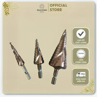 Mũi Khoan Tháp Xoắn Bước HSS COBAN M35 Chuyên Khoan Inox Mũi khoan bước tháp HSS COBAN M35 4-32mm khoan inox,sắt,thép,gỗ