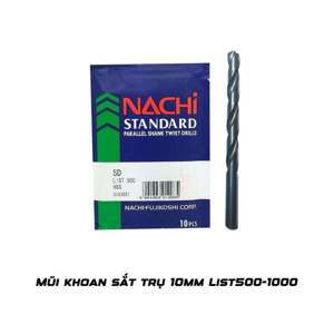Mũi khoan trụ thép gió Nachi List500-1000 10mm