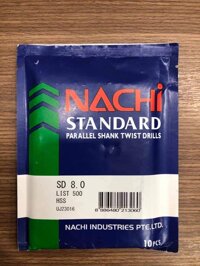 MŨI KHOAN TRỤ THÉP GIÓ NACHI L500 8.1MM