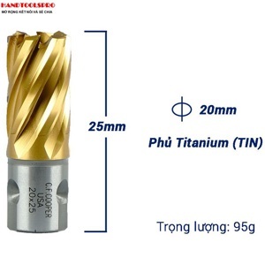 Mũi khoan từ thép gió HSS 20x25mm CFCooper MH25-20
